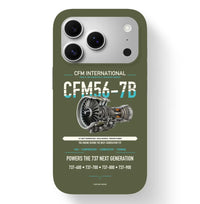 Thumbnail for CFM56-7B Case design on green army iphone case
