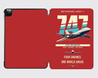 Thumbnail for Boeing 747-400 design on red ipad tablet case