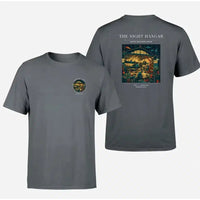 Thumbnail for VINTAGE G4049 - The Night Hangar - Double-Side T-Shirt design on gray double side t shirt