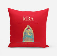 Thumbnail for Moi International Airport (MBA) design on red pillow
