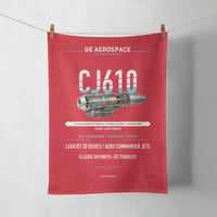 Thumbnail for CJ610 design on red towel
