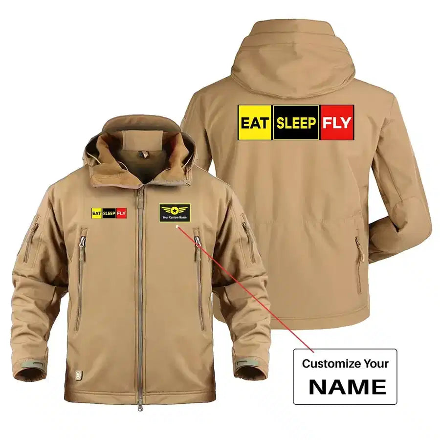 Customisable Eat Sleep Fly Jacket - view 7