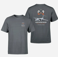 Thumbnail for Kawasaki C-2 design on gray double-side t-shirt, double-side print