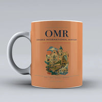Thumbnail for Oradea International Airport (OMR) airport code design on orange ceramic mug