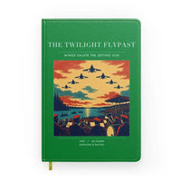 Thumbnail for VINTAGE G4260 - The Twilight Flypast - Designed Notebooks design on green