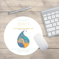 Thumbnail for Manaus - Eduardo Gomes International Airport MAO Mouse-Pad Round - White