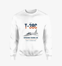 Thumbnail for T-38C Talon design on white sweatshirt