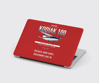 Thumbnail for Daher Kodiak 100 Series III design on red MacBook case