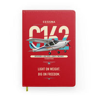 Thumbnail for Cessna 162 Skycatcher design on red notebook