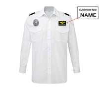 Thumbnail for Customisable Aviation Finger Print Shirt - view 7