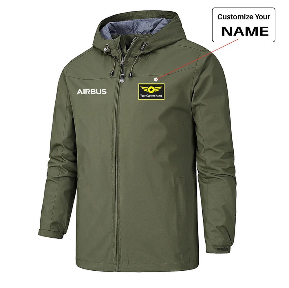 Airbus & Text Rain Jacket - view 7