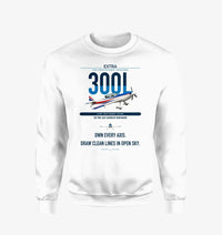 Thumbnail for Extra 300L design on white sweatshirt