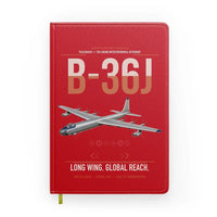 Thumbnail for B-36J Peacemaker design on red notebook