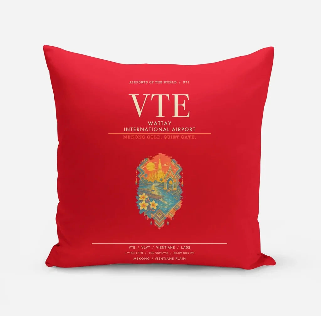 Wattay International Airport Vientiane VTE - Red