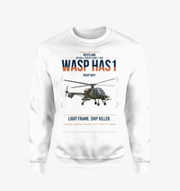 Thumbnail for Westland Wasp HAS1 design on white sweatshirt