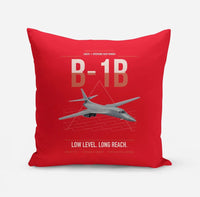 Thumbnail for B-1B Lancer design on red pillow