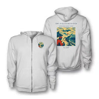 Thumbnail for VINTAGE G4344 - The Avalanche Watch - Premium Zipped Hoodie design on white