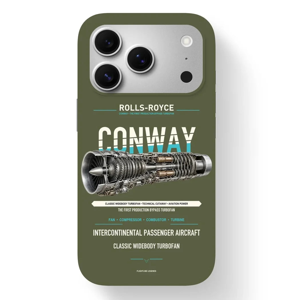 CONWAY Case design on green army iphone case