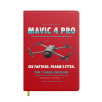 Thumbnail for DJI Mavic 4 Pro design on red notebook