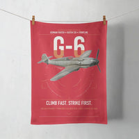 Thumbnail for Messerschmitt Bf 109G-6 design on red towel