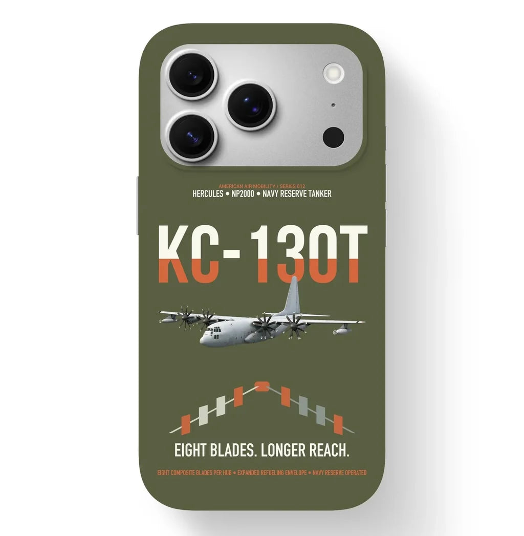 KC-130T NP2000 design on green army magsafe iphone case, for iPhone 17 Pro