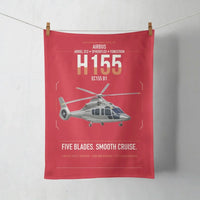 Thumbnail for Airbus H155 EC155 B1 design on red towel