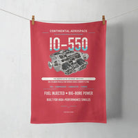 Thumbnail for IO-550 design on red towel
