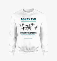 Thumbnail for DJI Agras T50 design on white sweatshirt