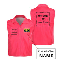 Thumbnail for Customisable Name with DOUBLE LOGO Vest - view 7