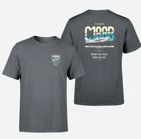 Thumbnail for Cessna A188B AgTruck design on gray t-shirt, double-side print