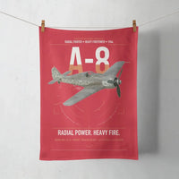 Thumbnail for Focke-Wulf Fw 190A-8 design on red towel