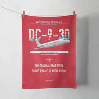 Thumbnail for McDonnell Douglas DC-9-30 design on red towel