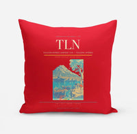 Thumbnail for Toulon-Hyères Airport (TLN) design on red pillow