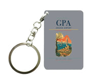 Thumbnail for Araxos Airport (GPA) design on gray key chain