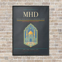Thumbnail for Mashhad Shahid Hasheminejad International Airport MHD - Canvas Framed - Gray