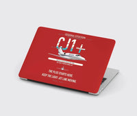 Thumbnail for Cessna Citation CJ1+ design on red MacBook case