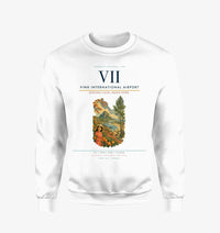 Thumbnail for Vinh International Airport (VII) design on white sweatshirt