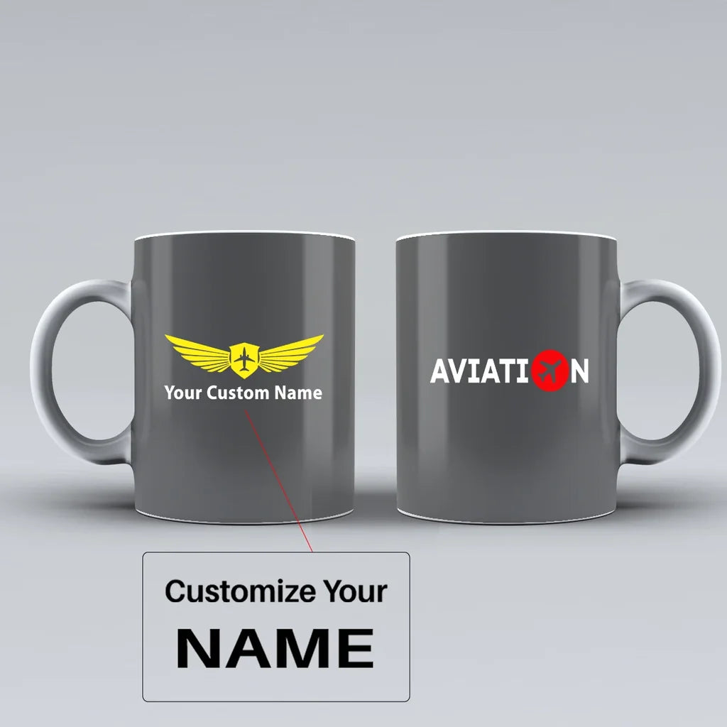 Customisable Aviation Mug - view 7