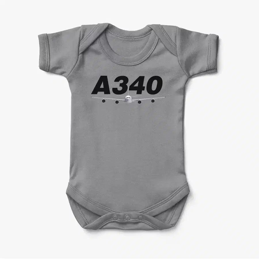 Airbus A340 Baby Bodysuit - view 7