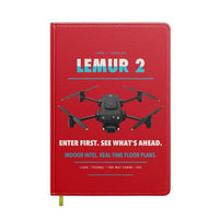 Thumbnail for BRINC LEMUR 2 design on red notebook
