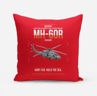 Thumbnail for Sikorsky MH-60R Seahawk design on red pillow