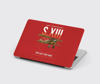 Thumbnail for SPAD S.XIII C.1 design on red MacBook case