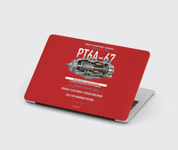 Thumbnail for PT6A-67 design on red MacBook case
