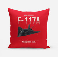Thumbnail for F-117A Nighthawk design on red pillow