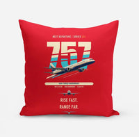 Thumbnail for Boeing 757-200 design on red pillow