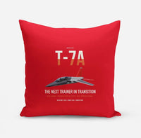 Thumbnail for T-7A Red Hawk design on red pillow