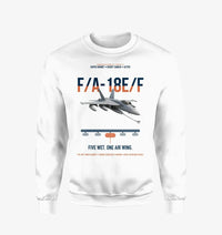 Thumbnail for F A-18E F Buddy Tanker design on white sweatshirt