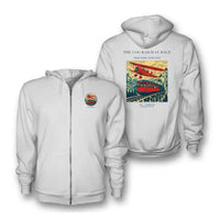 Thumbnail for VINTAGE G4347 - The Cog Railway Race - Premium Zipped Hoodie design on white