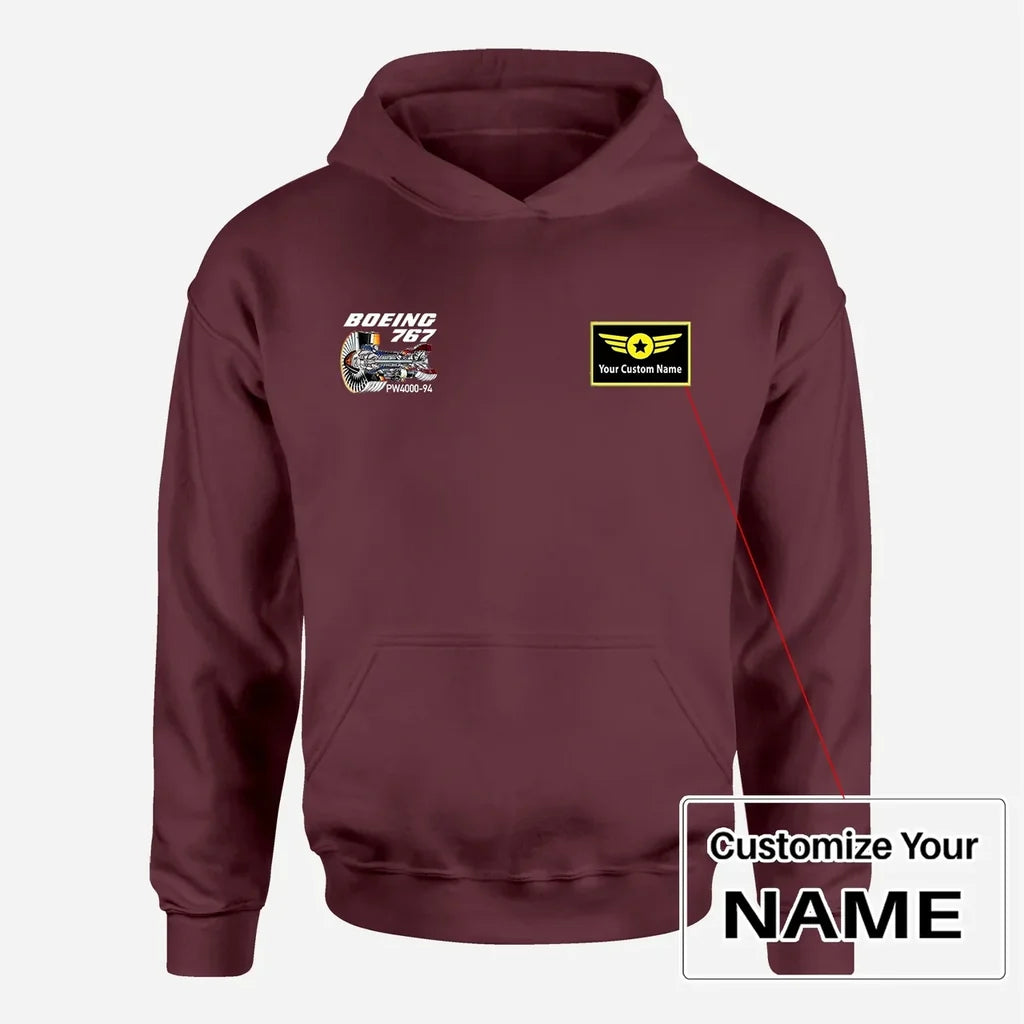 Customisable Boeing 767 Hoodie - view 7