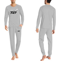 Thumbnail for The Boeing 747 men pajamas - Light Gray
